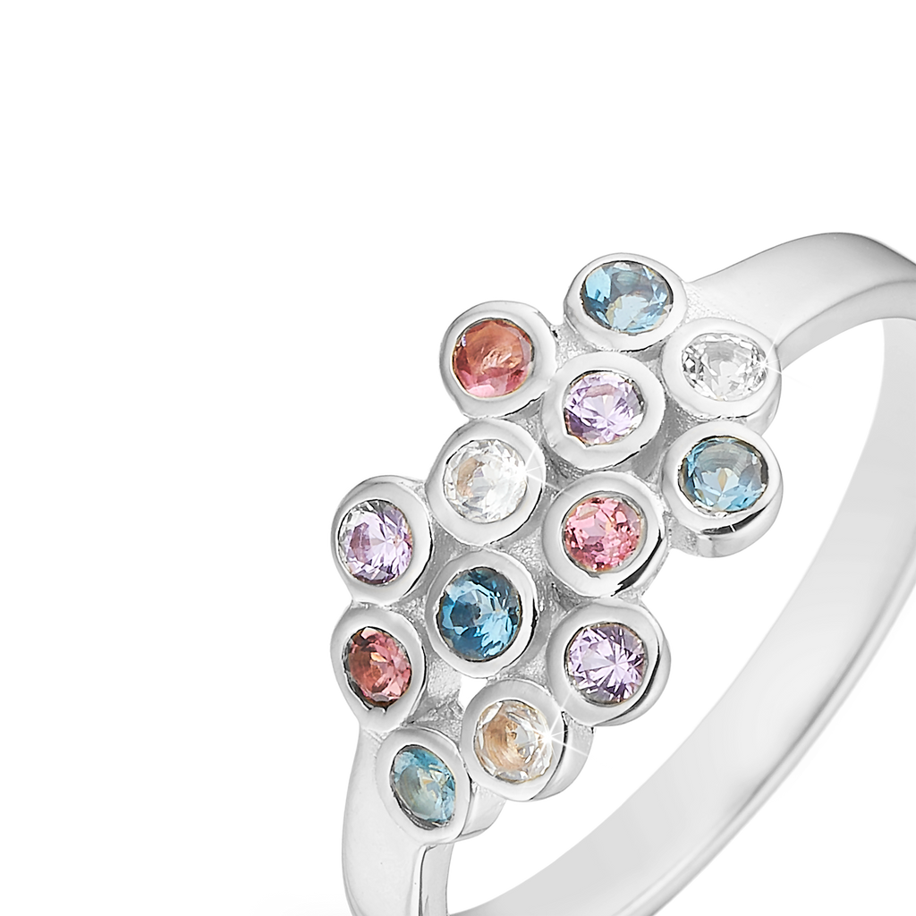 Colourful Champagne Ringe - CHRISTINA